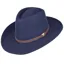 Heather Eden Crushable Wool Felt Hat Navy