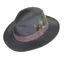 Heather Rambler Wax Trilby Hat Olive
