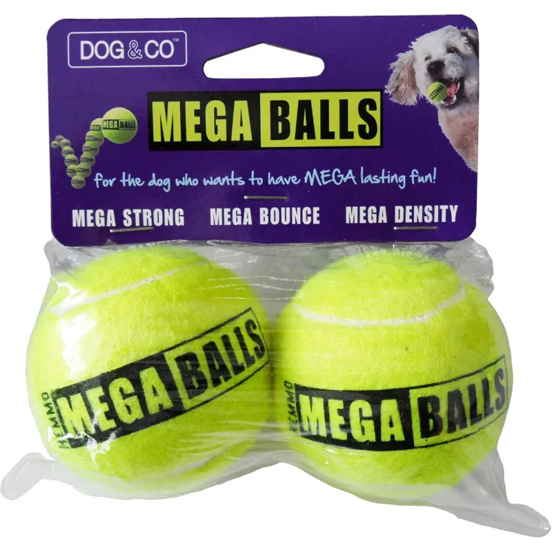 Hemmo and Co Mega Balls Pack Of 2 - YELLOW