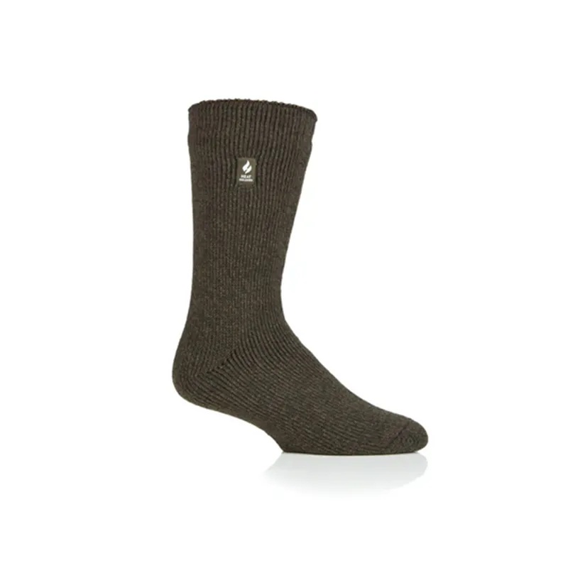 Heat Holders Mens Finch Socks - Forest Green Twist