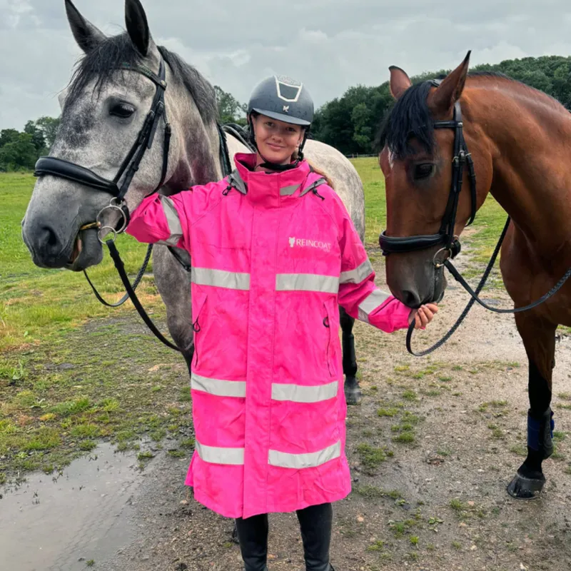 Reincoat Lite Adults - Hi Vis Pink-2