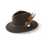 Hicks and Brown The Suffolk Fedora  - Dark Brown