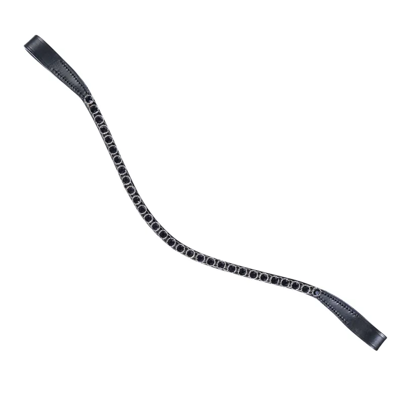 HKM Precious Browband - Black