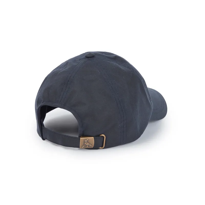 Hicks and Brown Wax Baseball Cap - Navy-1