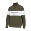 Hoggs Of Fife Mens Dumfries 1888 1/4 Zip Jumper - Lovet/White