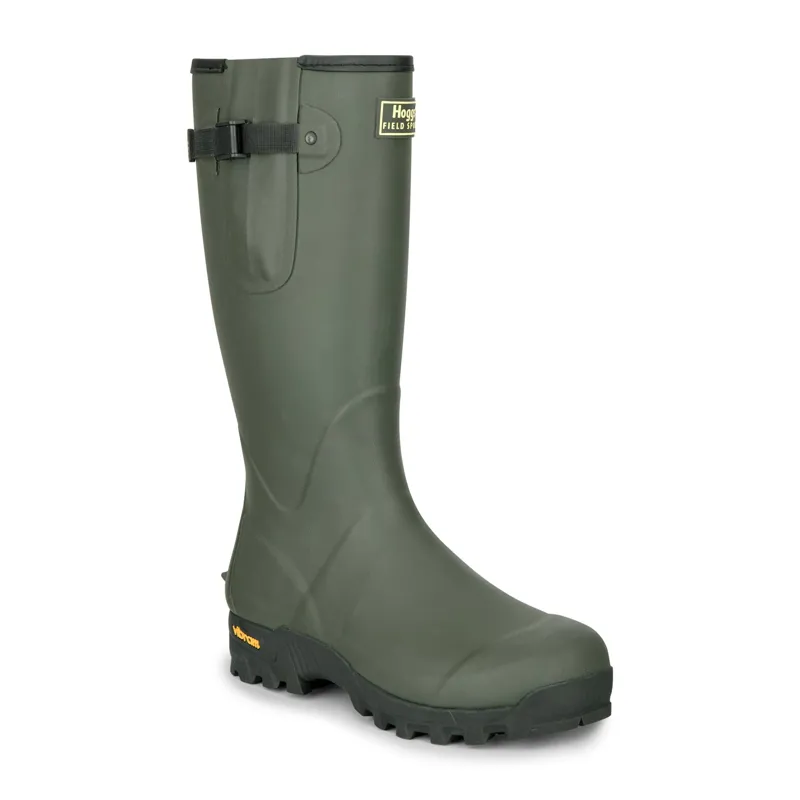 Hoggs of Fife Field Sport Neoprene Lined Wellington - Green