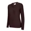 Hoggs of Fife Ladies Lauder Cable Pullover - Redwood