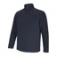 Hoggs of Fife Mens Islander 1/4 Zip Micro-Fleece Shirt - Navy