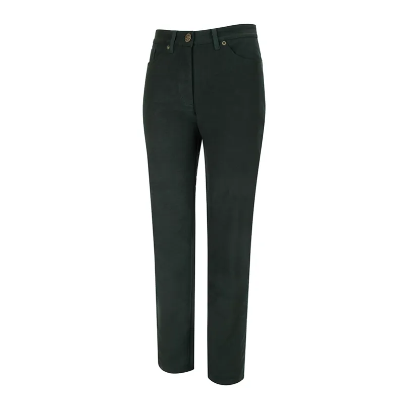 Catrine Ladies Technical Stretch Moleskin Jean - Forest Green