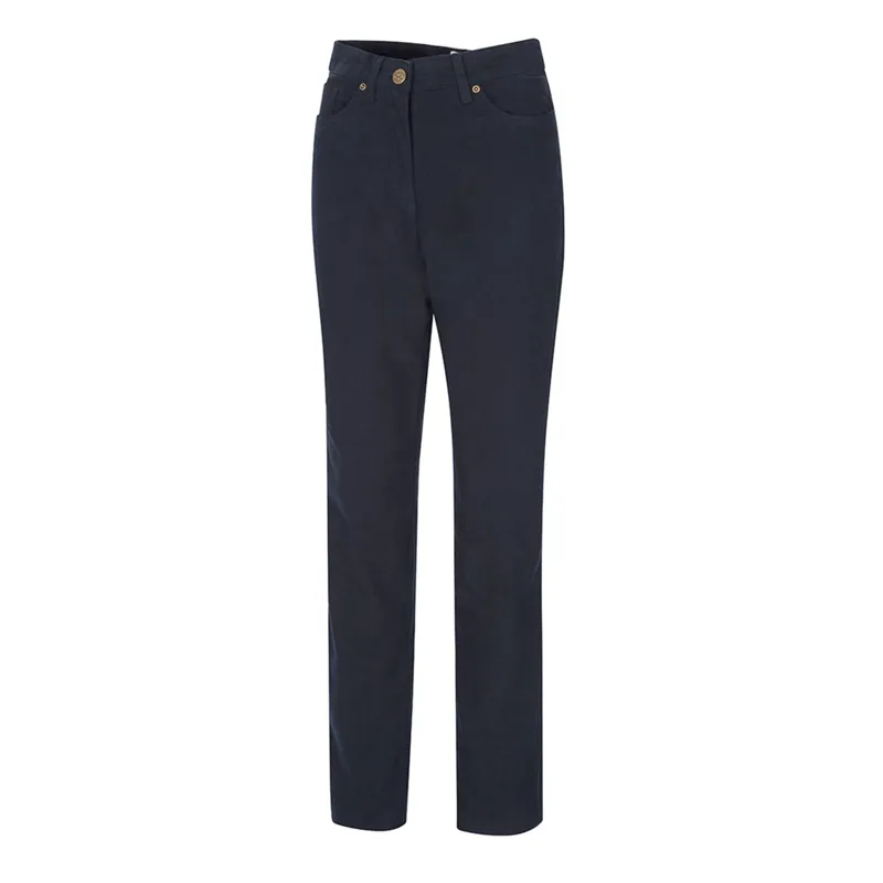 Catrine Ladies Technical Stretch Moleskin Jean - Midnight Navy
