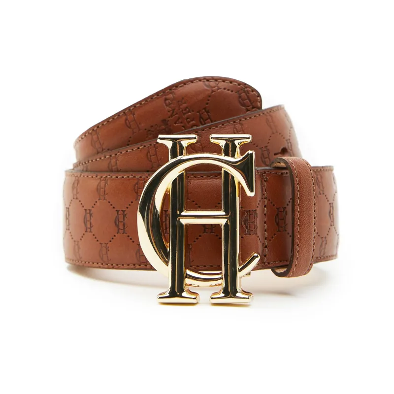 Holland Cooper Classic Monogram Belt Tan