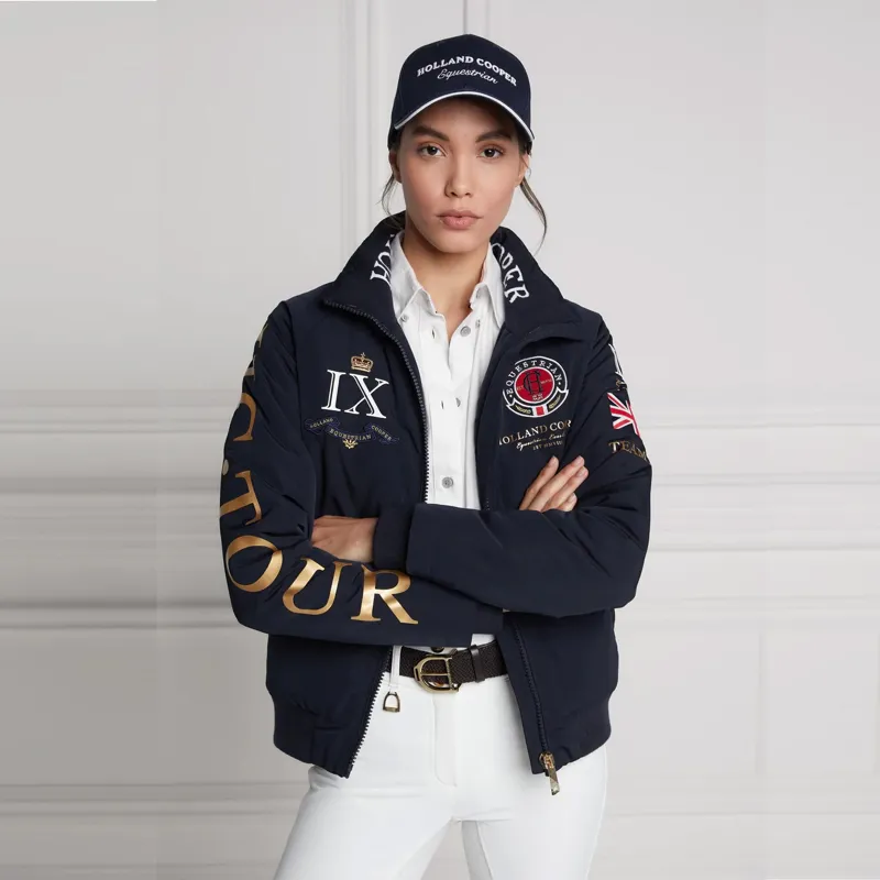 Holland Cooper Equestrian Cap - Ink Navy-5