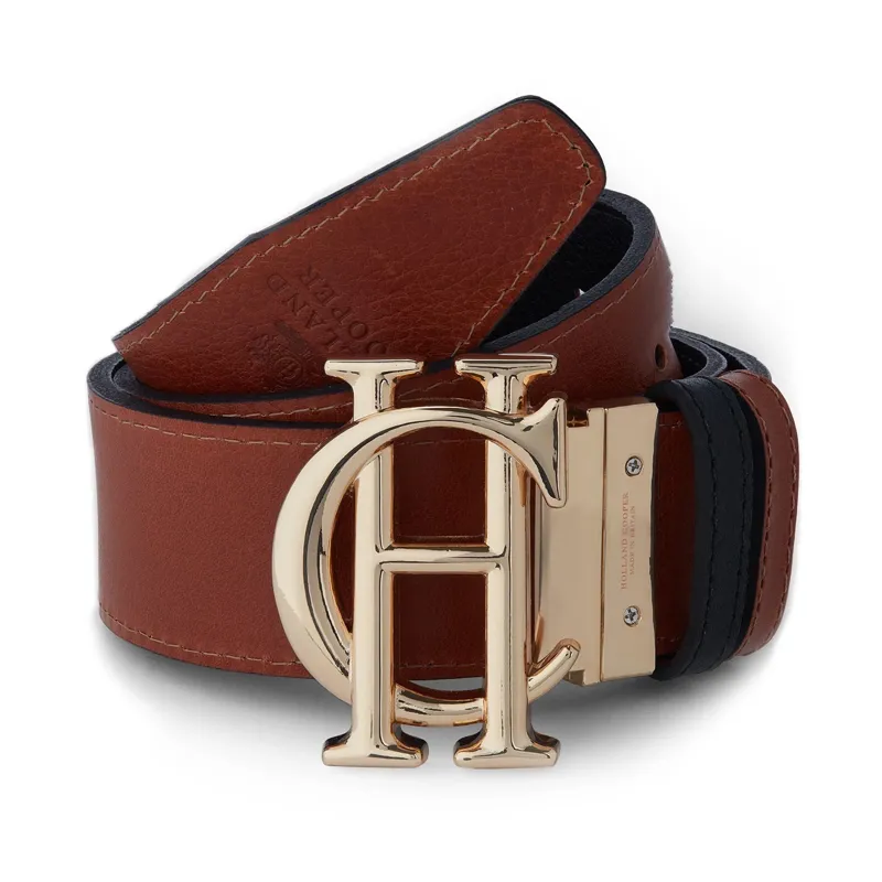Holland Cooper Reversible Classic Belt - Black/Tan-2