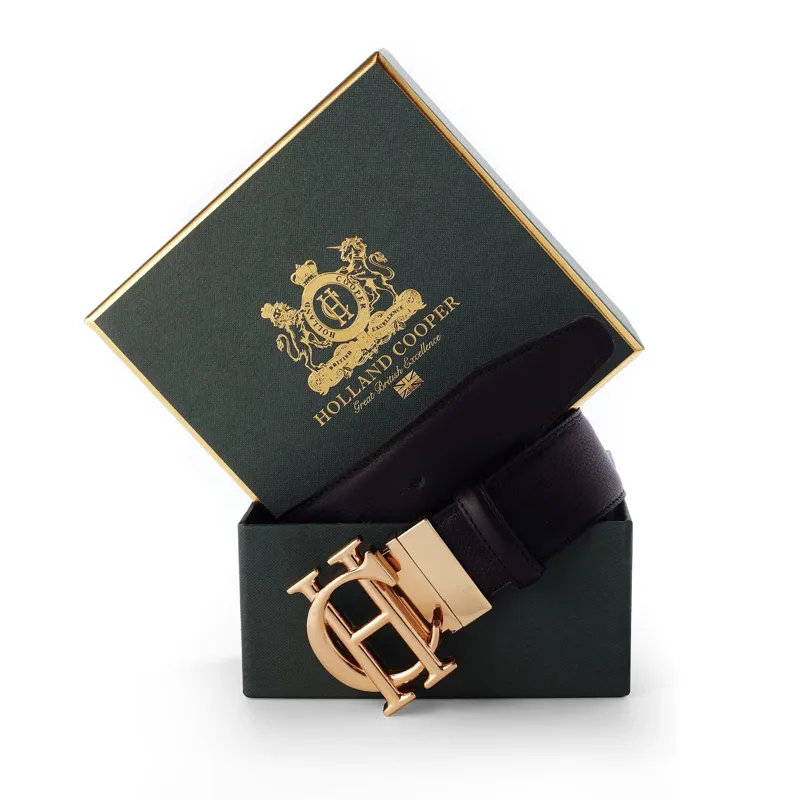 Holland Cooper Reversible Classic Belt - Black/Tan-1