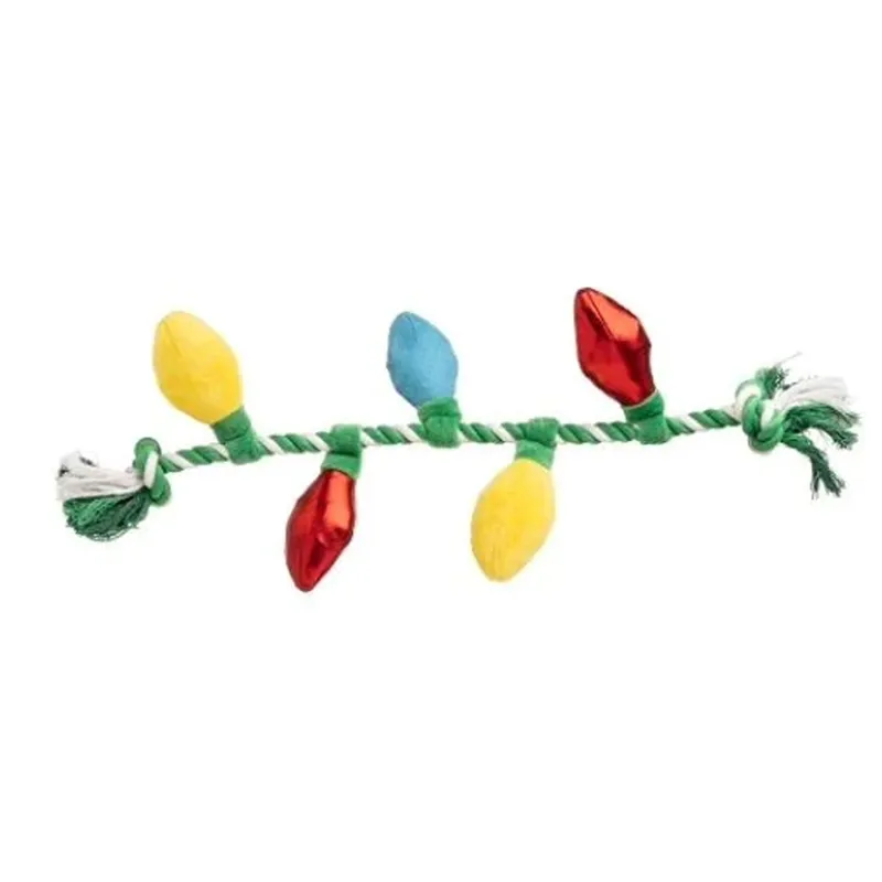 House Of Paws Christmas Rope Toy - Tree Lights