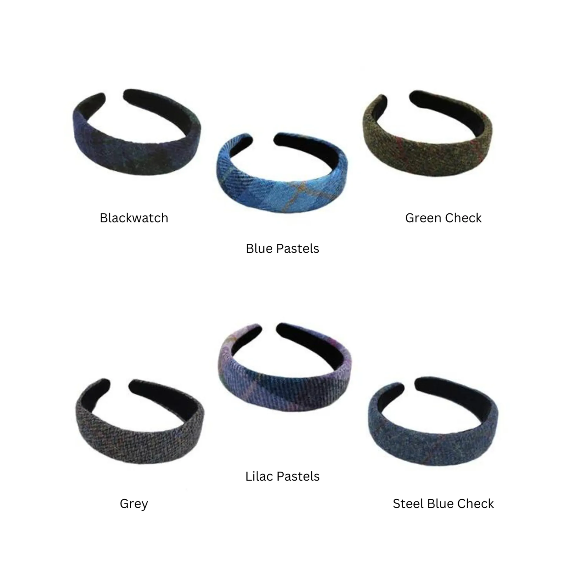 TWEED HEADBAND STEEL BLUE TWEED HEADBAND STEEL BLUE