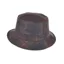 Heather Lachlan Tartan Wax Bush Hat - Hunter