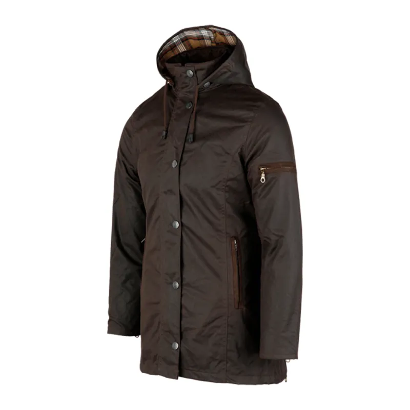 Hunter Outdoor Ladies Heritage Deluxe Wax Jacket - Antique Brown