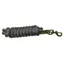 Hy Plaited Lead Rope - Black/Silver/Grey