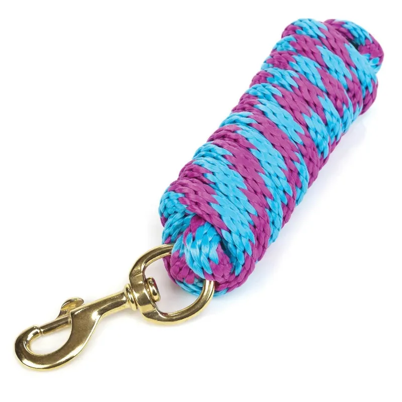 Hy Pro Lead Rope - Raspberry/Turquoise