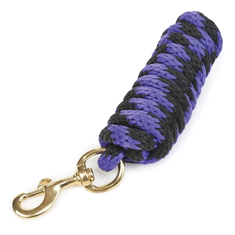 Hy Pro Lead Rope - Black/Purple