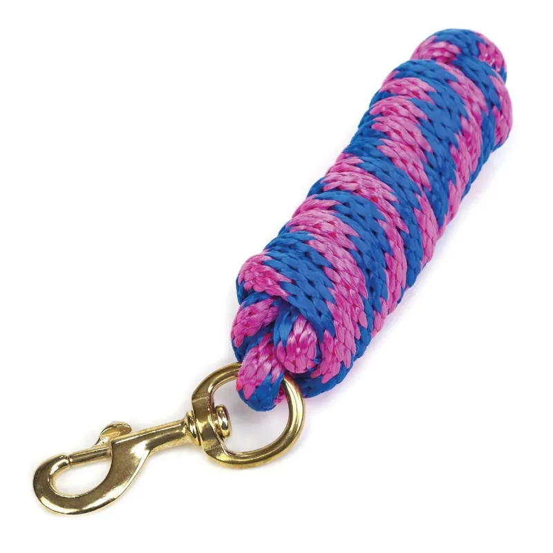 Hy Pro Lead Rope - Blue/Hot Pink