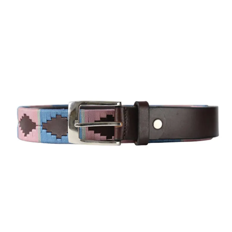 Hy Equestrian Synergy Polo Belt - Grape/Riviera