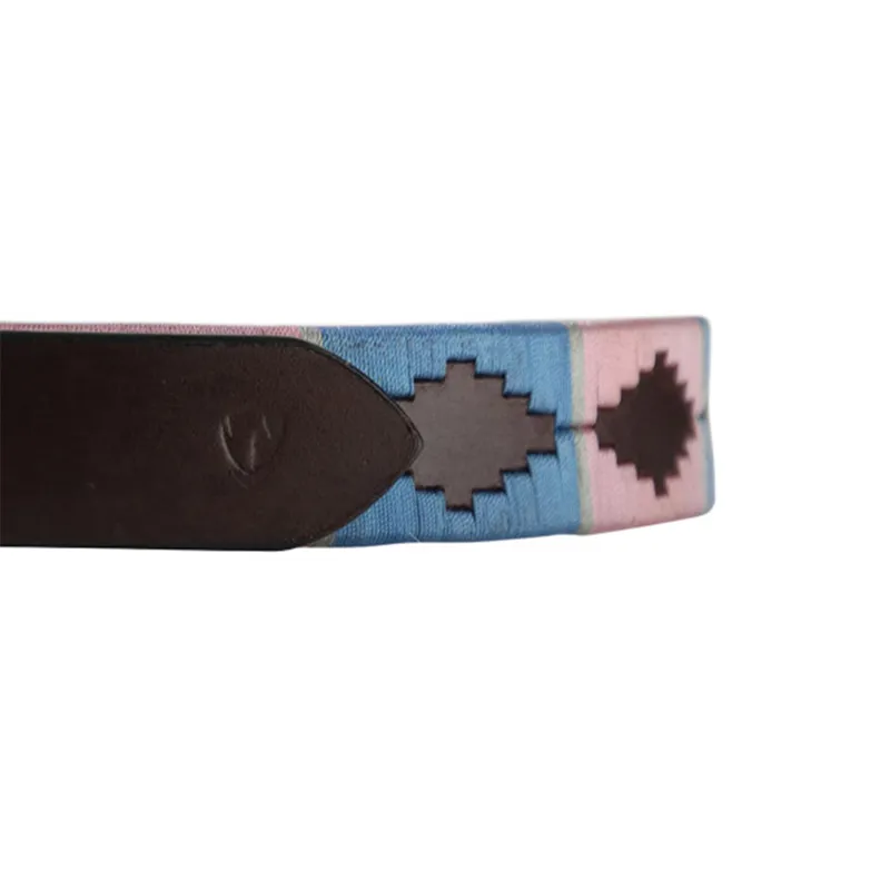 Hy Equestrian Synergy Polo Belt - Grape/Riviera-1