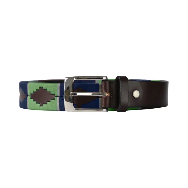 Hy Equestrian Synergy Polo Belt - Navy/Olive Green
