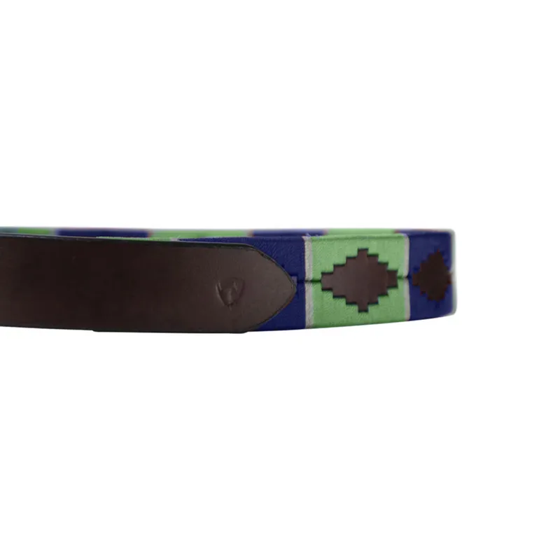 Hy Equestrian Synergy Polo Belt - Navy/Olive Green-1