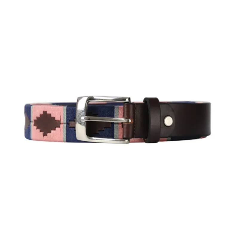 Hy Equestrian Synergy Polo Belt - Navy/Rose