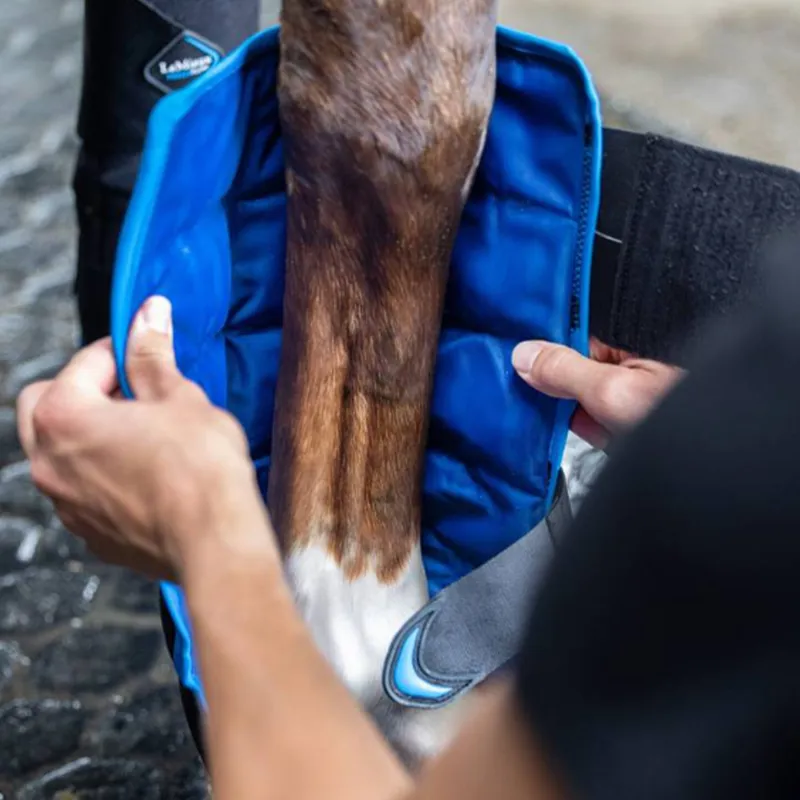 LeMieux Freeze Flow Front Ice Boot - Black-1