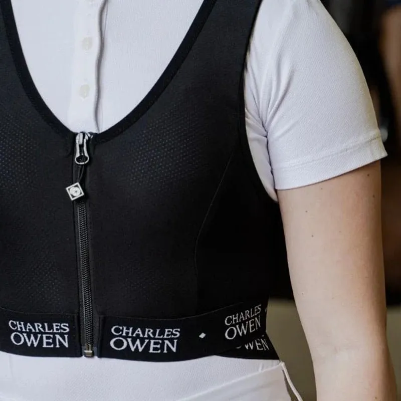 Charles Owen Shadow Junior Back Protector - Black-3