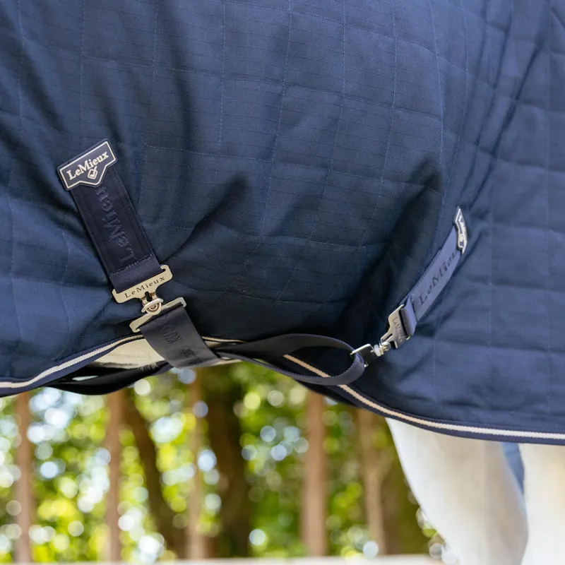 LeMieux Kudos Luxe Lined Stable Rug - Navy-2