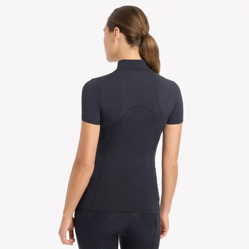 LeMieux Mia Mesh Short Sleeve Base Layer - Black-2