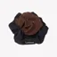 LeMieux Scrunchie with Crystal Hair Net Navy/Brown
