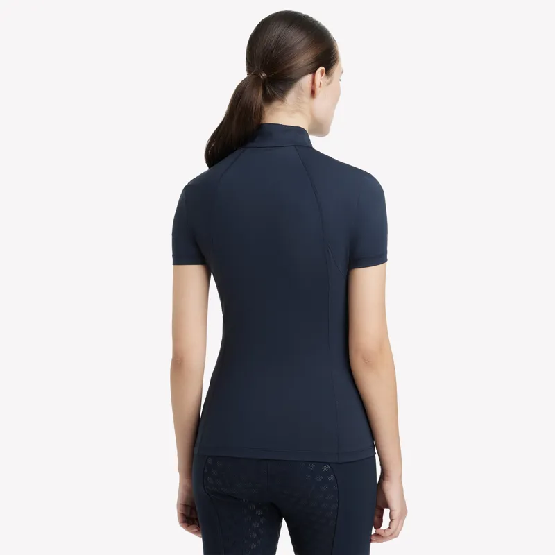 LeMieux Classique Short Sleeve Base Layer - Navy-2