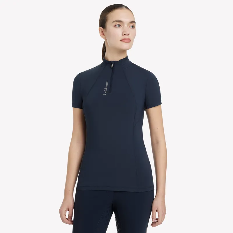 LeMieux Classique Short Sleeve Base Layer - Navy