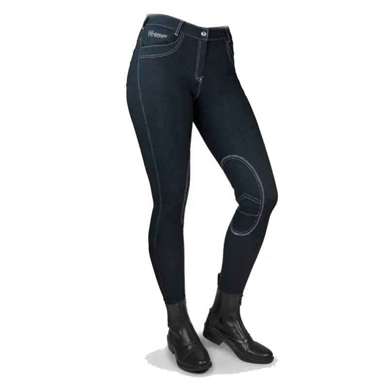 John Whitaker Ladies Rawdon Breeches - Denim