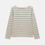 Joules Ladies Harbour Top - Pink/Green