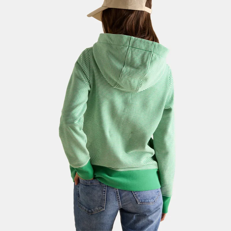 Joules Ladies Rushton Cowl Neck Hoodie - Green-3