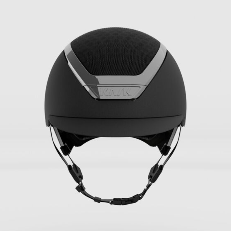 Kask Dogma Chrome Riding Hat - Black/Silver-2