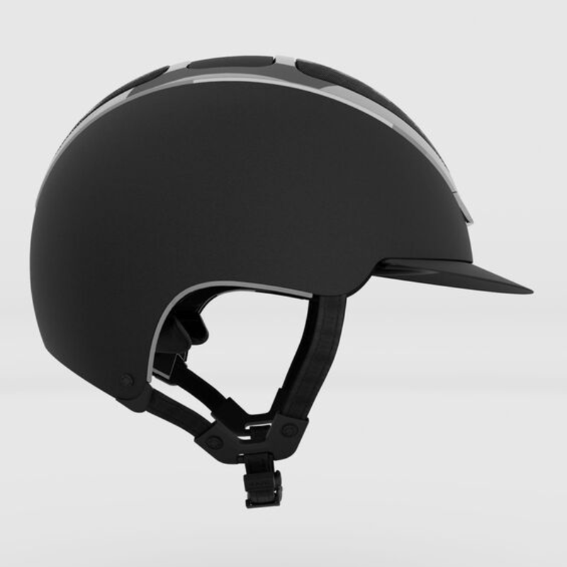 Kask Dogma Chrome Riding Hat - Black/Silver-1