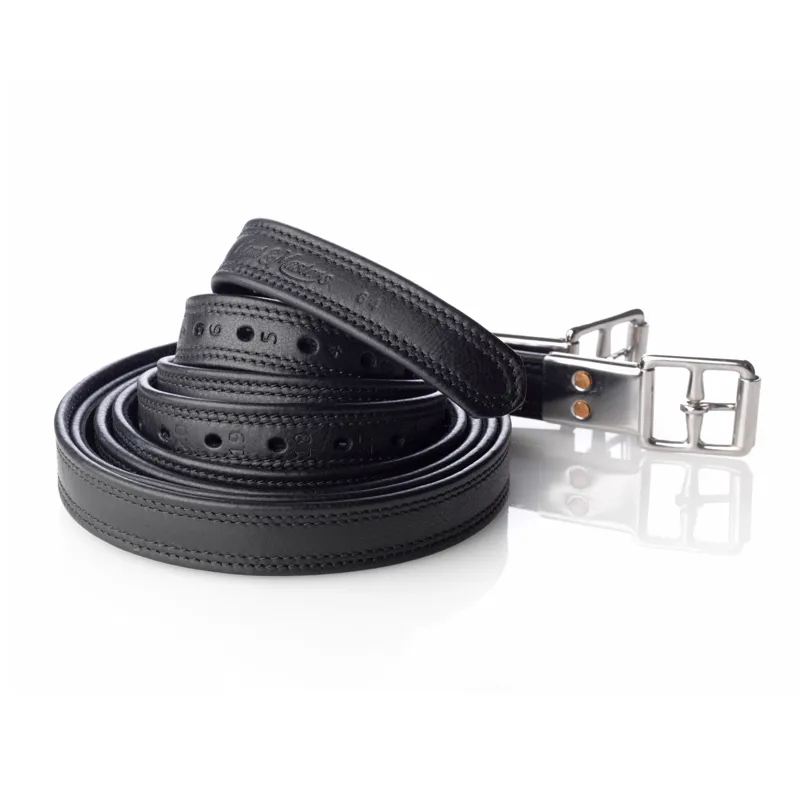Kent and Masters Stirrup Leathers - Black