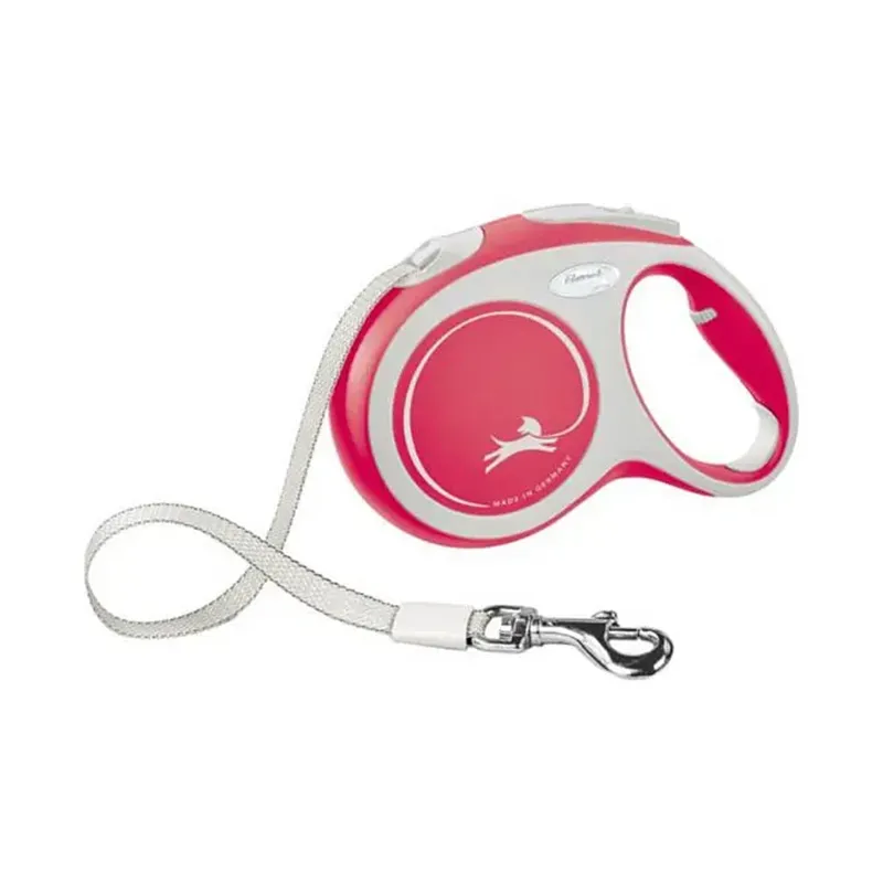 Kerbl Flexi Comfrot Extendable 5 m Lead - Red