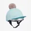 LeMieux Pom Hat Silk - Aqua/Lagoon
