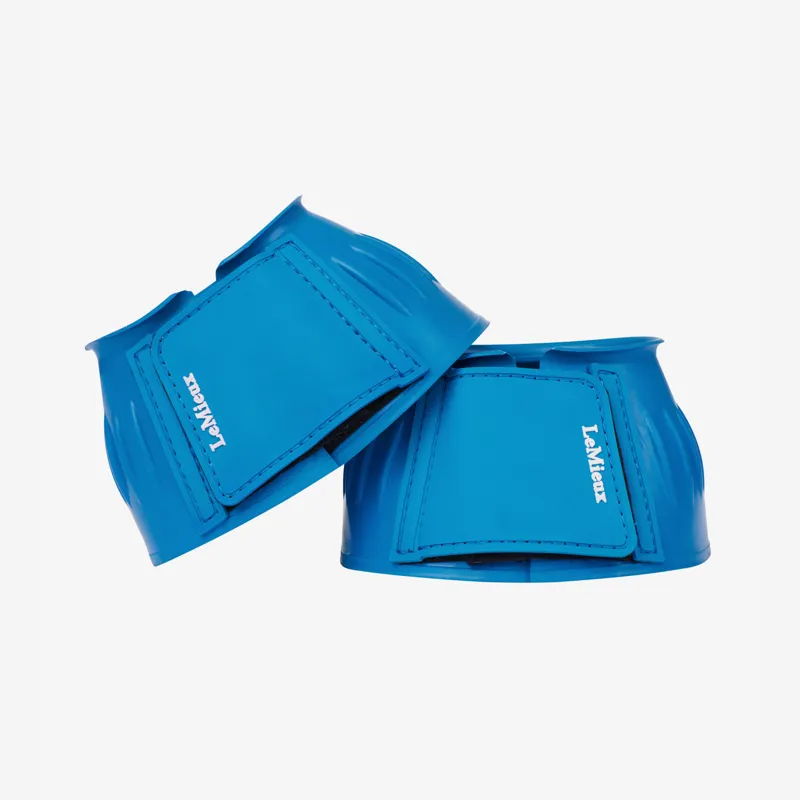 LeMieux Rubber Bell Boots - Benetton Blue