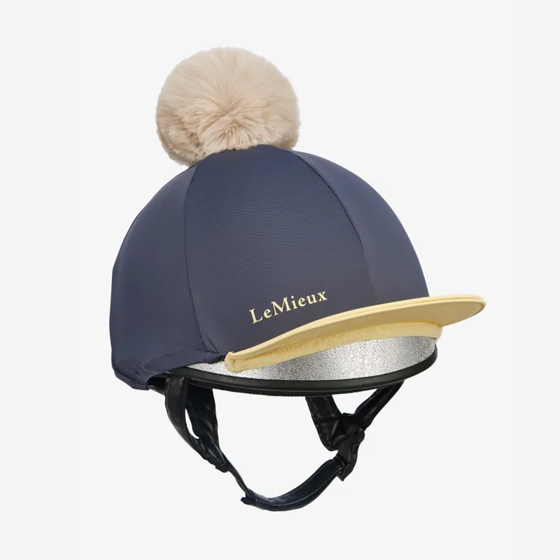 LeMieux Pom Hat Silk - Dusk/Mimosa