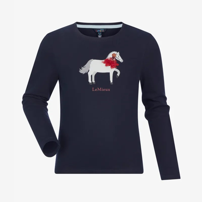 LeMieux Mini Jessie Long Sleeve Top - Navy