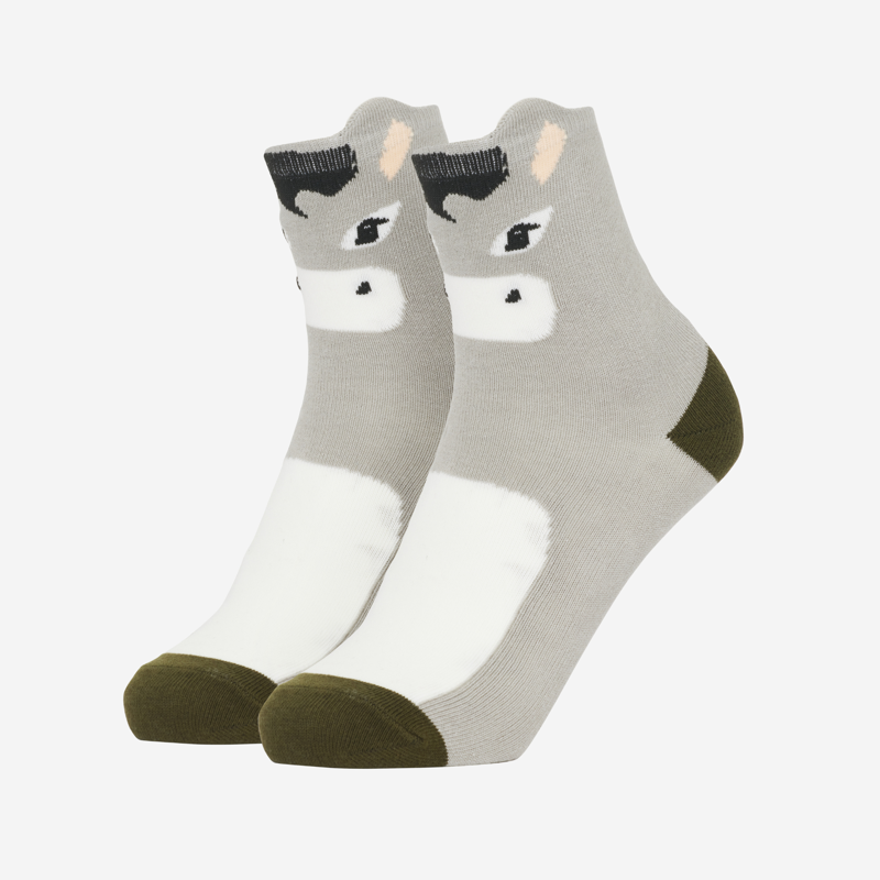 LeMieux Mini Character Socks - Donkey-1